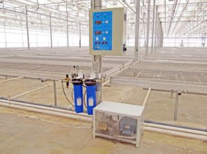 система увлажнения теплиц