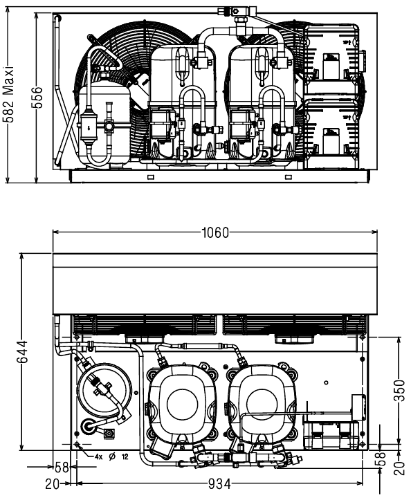 Агрегат холодильный Tecumseh TAGDT2532ZBR — изображение 2